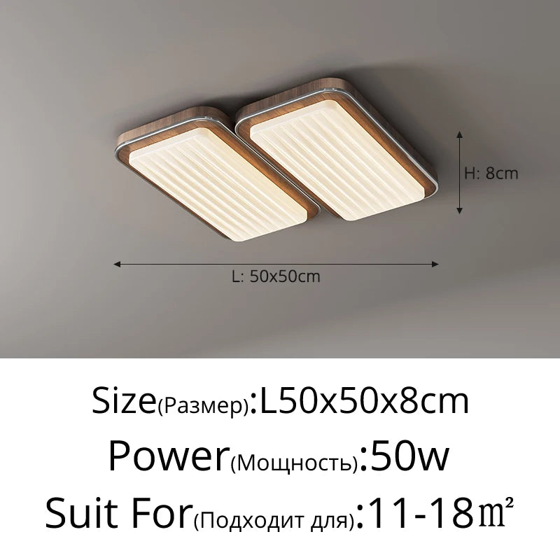 plafonnier led moderne design simple protection yeux et spectre complet - vue 12 sur 12