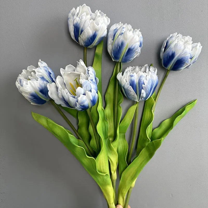 fleurs artificielles tulipes pour décoration festive et vacances - vue 5 sur 11