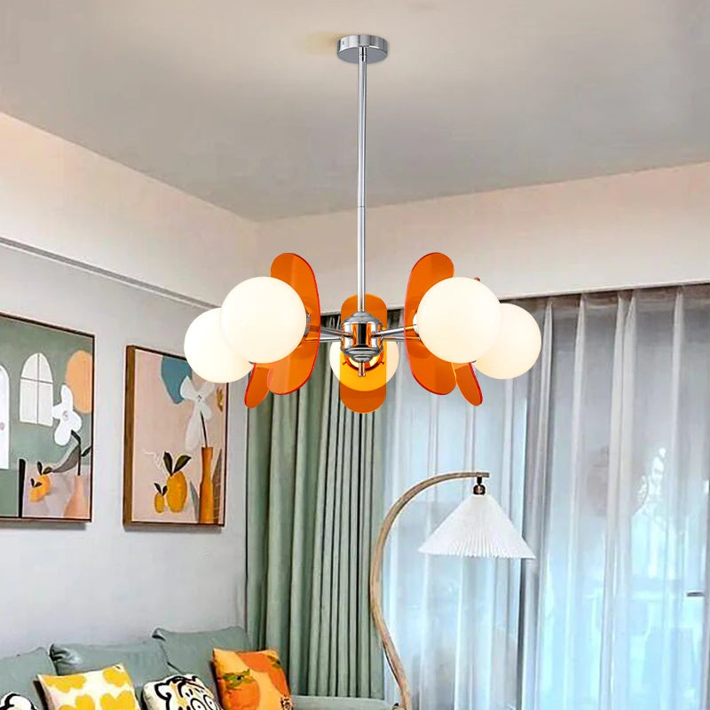lustre lumineux décoratif pour intérieur style art suspendu - vue 5 sur 24