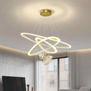 Moderne LED-Pendelleuchte mit Ringdesign für den Innenbereich