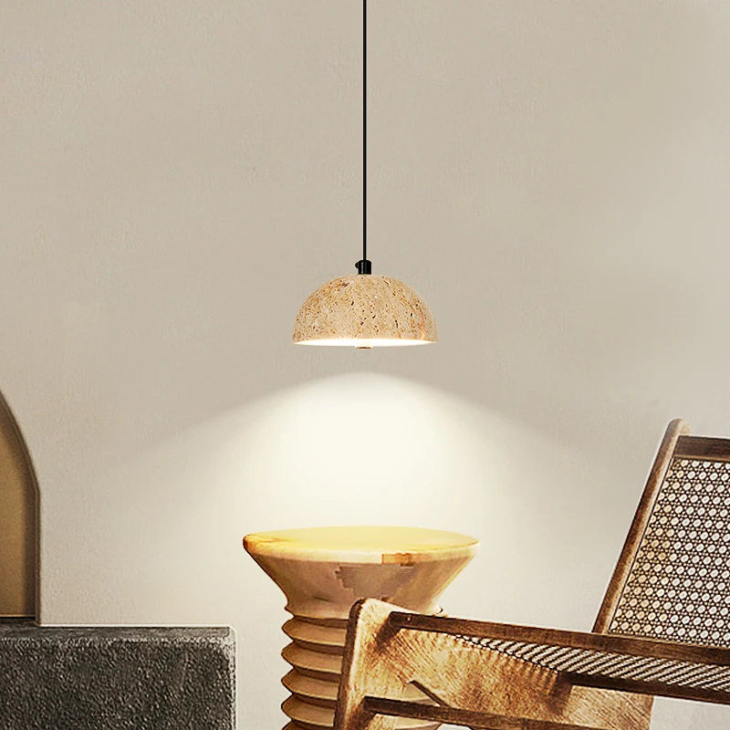 suspension wabi sabi trois têtes design minimaliste européen pour restaurants - vue 4 sur 6