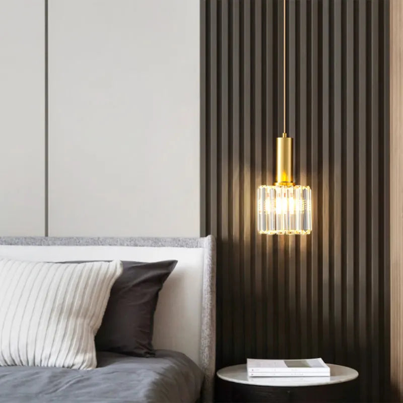 lampe led suspendue en verre design moderne décoratif - vue 3 sur 10