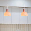 Suspension LED en verre au design nordique suspendu