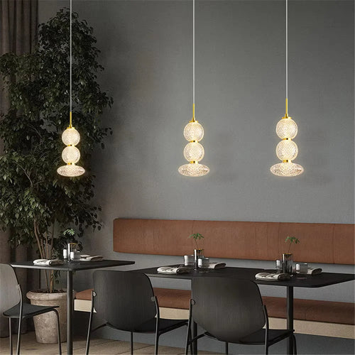 Nordische Pendelleuchte aus Acryl für Küche und Restaurant