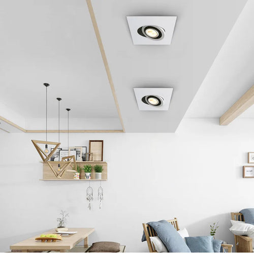 Hochwertiger dreh- und schwenkbarer LED-Einbauspot dimmbar - vue 5 sur 5