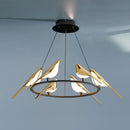 LED-Kronleuchter Vogel Art Loft Originalität Dekoration