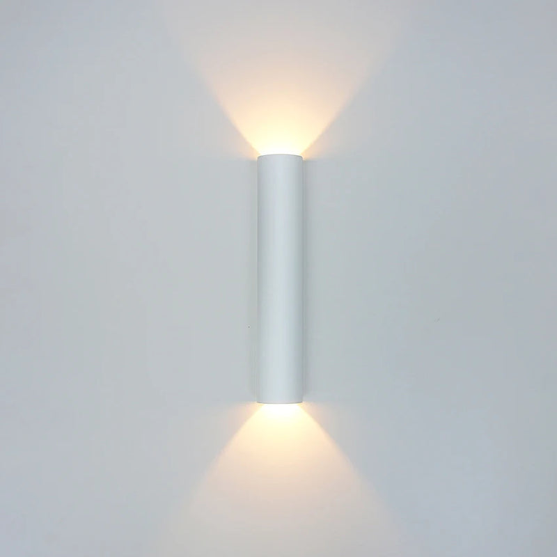 applique murale led en aluminium haut et bas au40