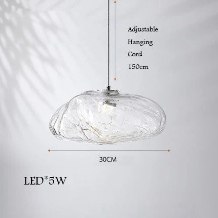 lustre en verre design nuage pour un intérieur créatif - vue 16 sur 21