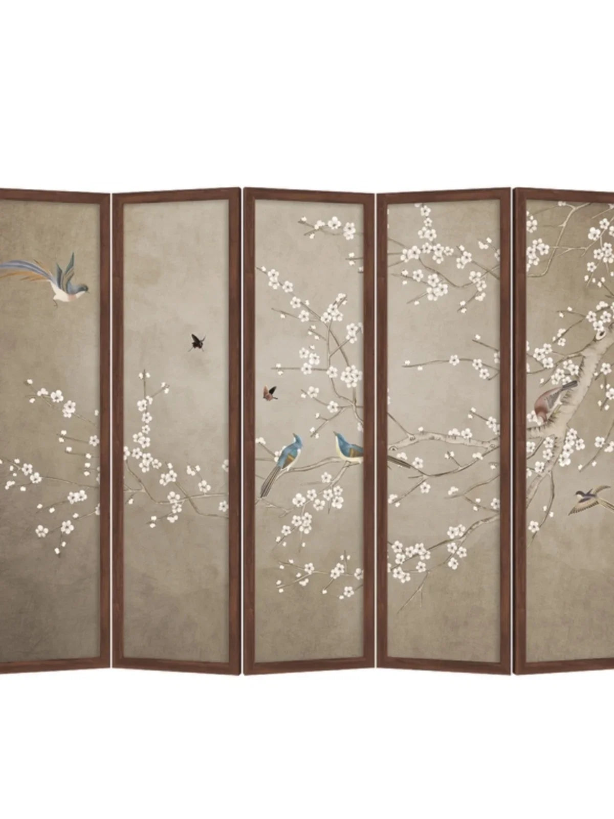Chinese style solid wood partition screen, living room, entrance, foyer, hotel, classical bedroom, shelter, household folding