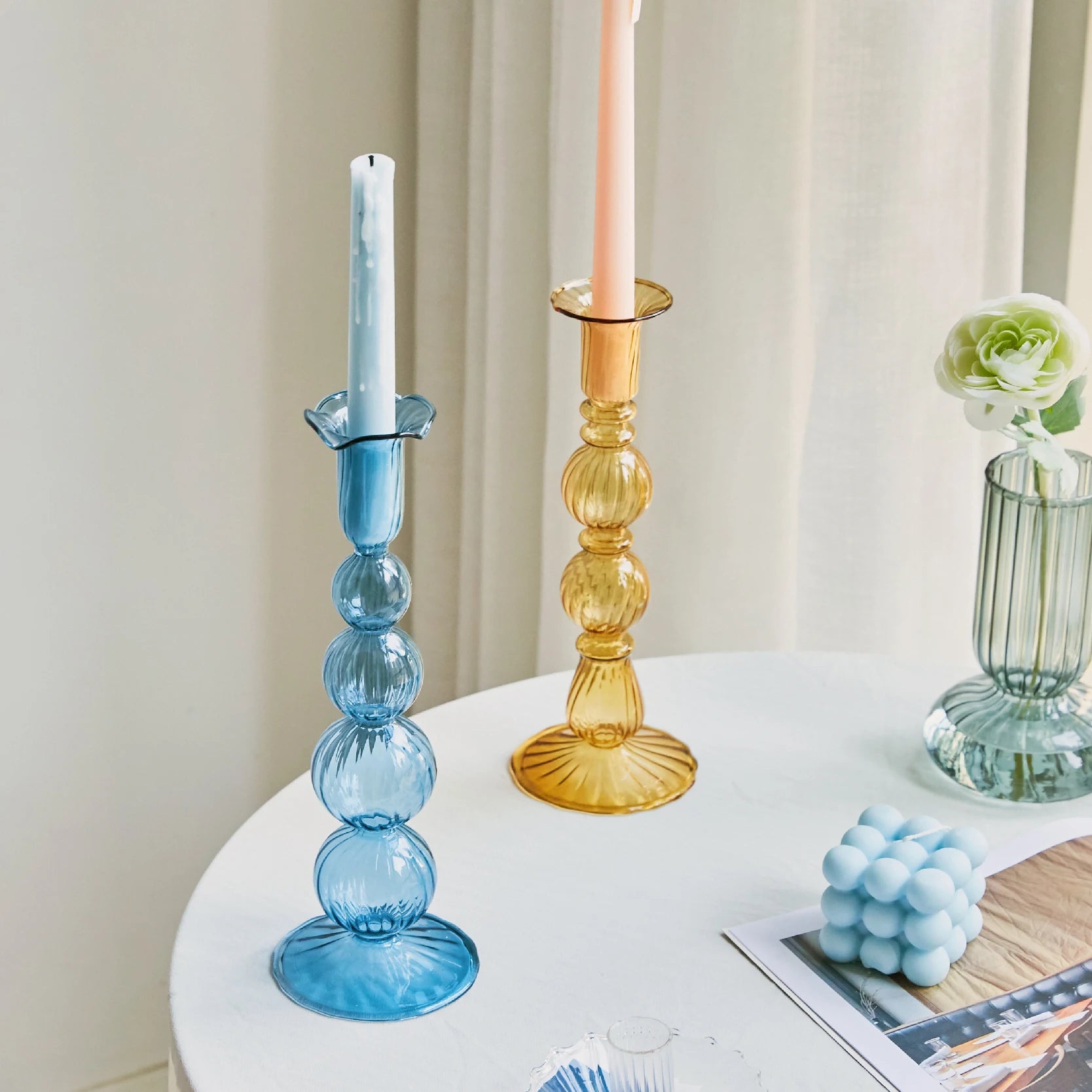 bougeoirs chandelier artistiques pour décoration intérieure élégante - vue 4 sur 17