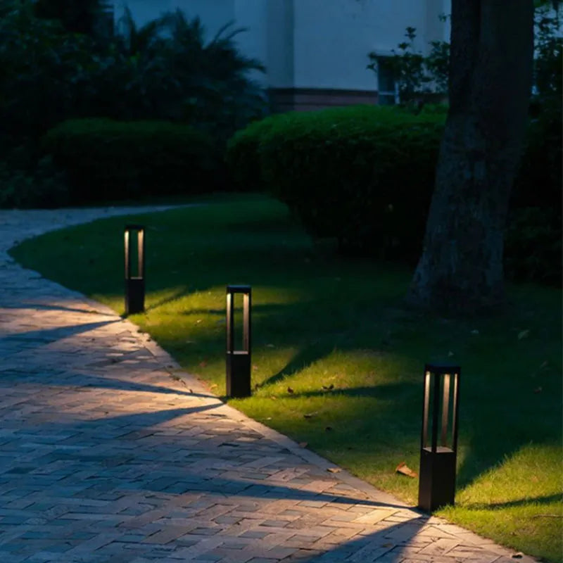 lampe led imperméable moderne pour extérieur jardin cour villa - vue 5 sur 10