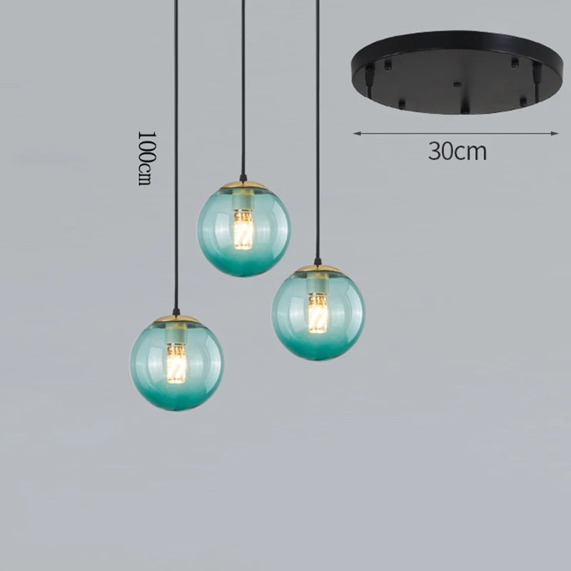 Nordische Pendelleuchte für Esszimmer und Wohnzimmer – Moderne LED-Deckenleuchte im skandinavischen Design