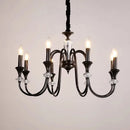 Kronleuchter aus Kristall im eleganten Retro-Design für stilvolle Innenbeleuchtung