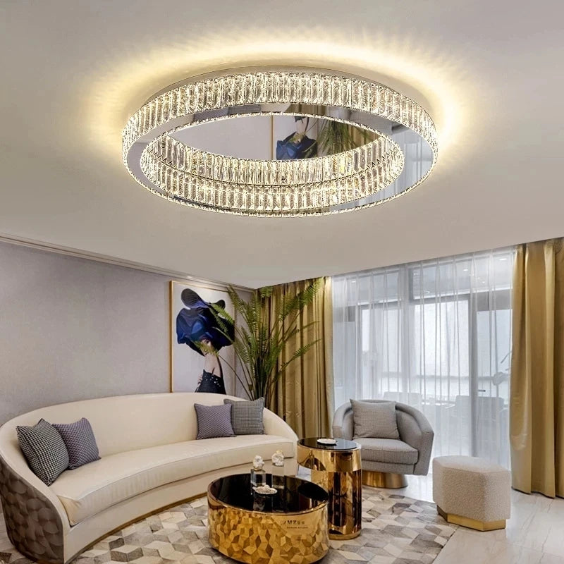 lustre de luxe postmoderne en cristal winfordo wf-xd006 - vue 6 sur 14