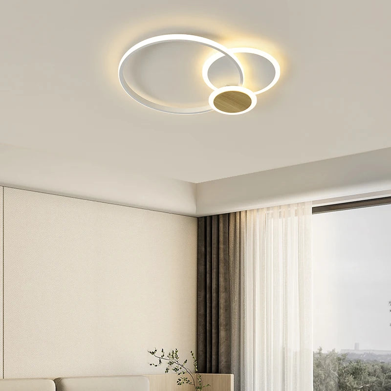 lustre led moderne en acrylique pour éclairage intérieur - vue 7 sur 12