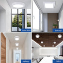 plafonnier led carré monté en surface éclairage led froid