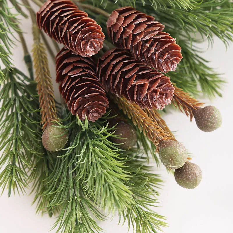 branches de pommes de pin artificielles pour décoration de Noël - vue 6 sur 8