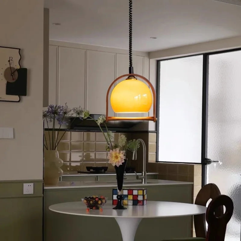 lustre en verre médiéval pour éclairage suspendu décoratif - vue 4 sur 7