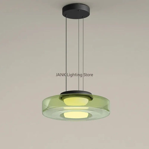 Minimalistischer italienischer Glas-Kronleuchter - vue 6 sur 24