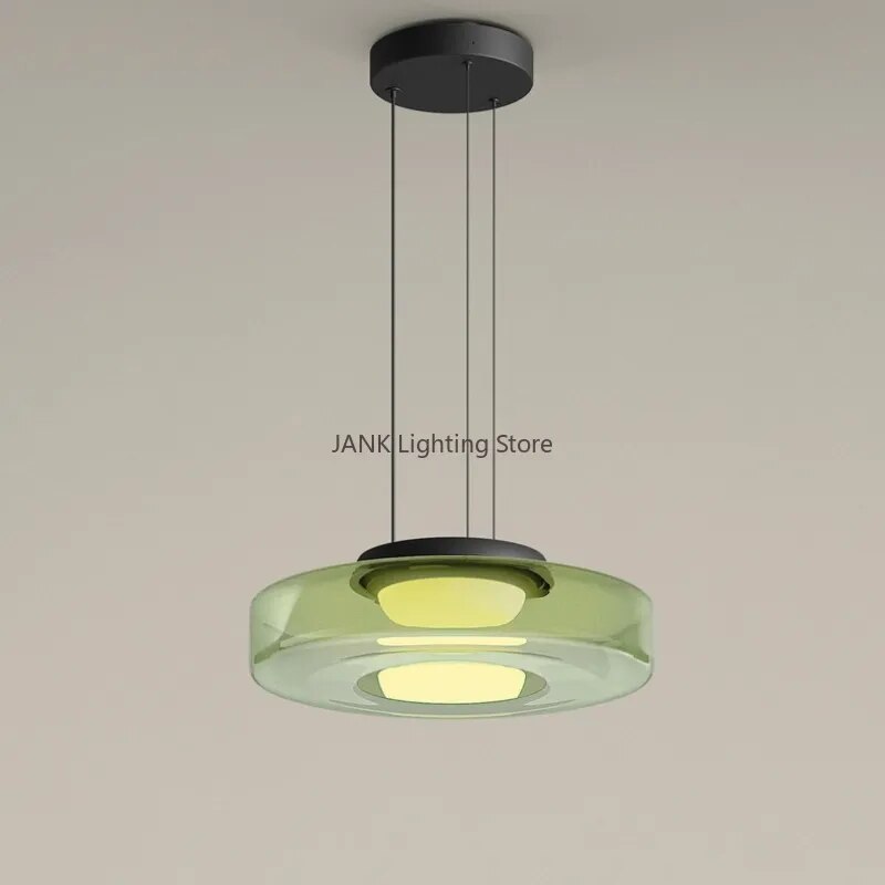 Minimalistischer italienischer Glas-Kronleuchter - vue 6 sur 24
