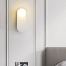 Nordische LED-Wandleuchte aus Glas in Orange