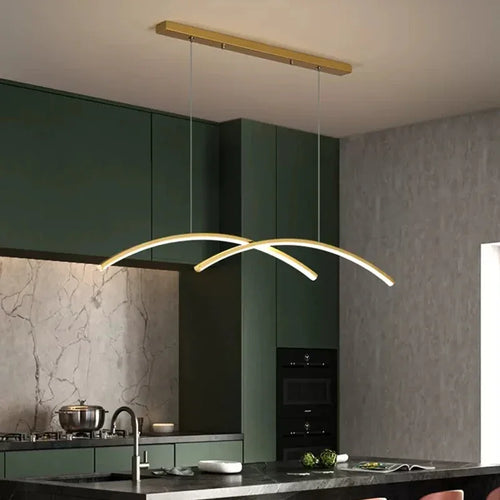 Moderne LED-Pendelleuchte für stilvolle Innenräume - vue 4 sur 12