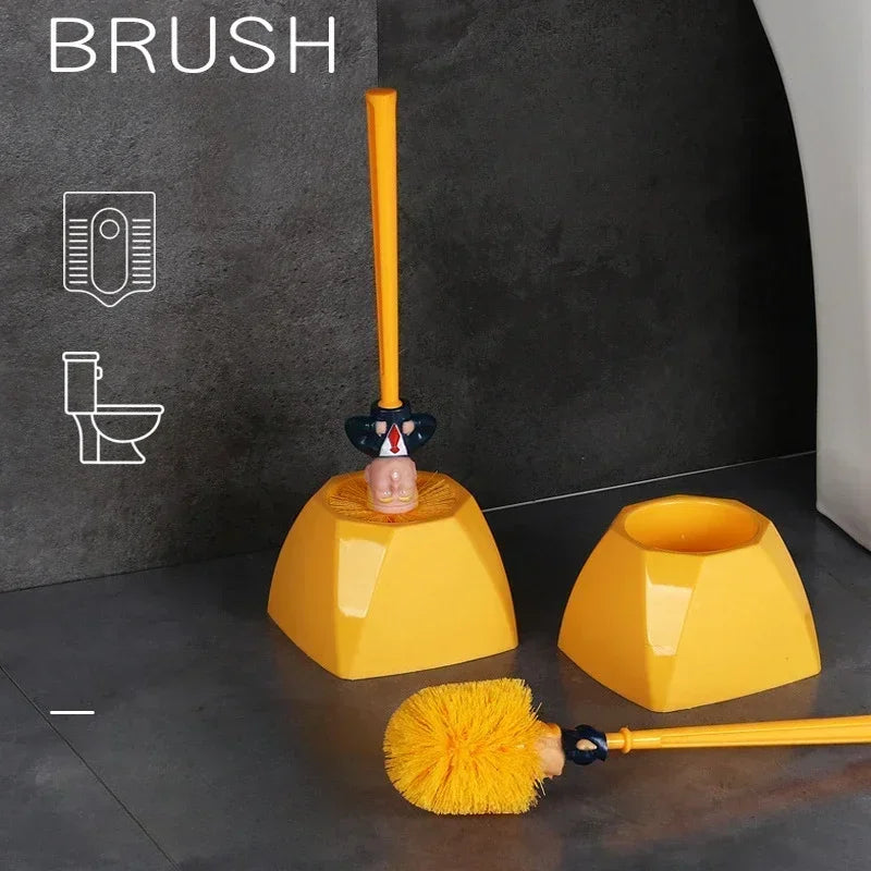 fournitures de toilette trump brosse de nettoyage amusante et pratique - vue 2 sur 10