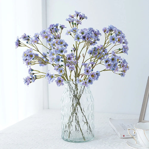 fleur de paulownia en soie artificielle pour décorations et bouquets