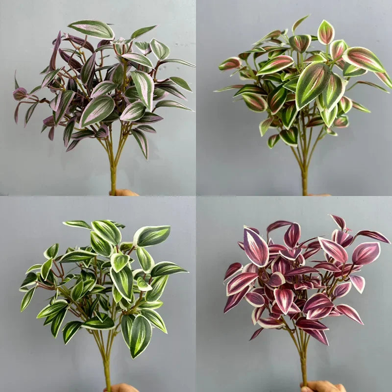 feuilles artificielles en plastique pour décoration florale intérieure - vue 7 sur 15