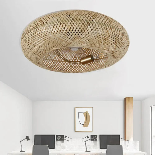 ventilateur lampe silencieux à lames invisibles avec télécommande décoratif