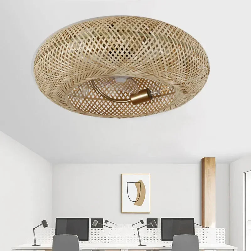 ventilateur lampe silencieux à lames invisibles avec télécommande décoratif - vue 3 sur 6