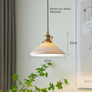Suspension en céramique et cuivre au design nordique Vintage