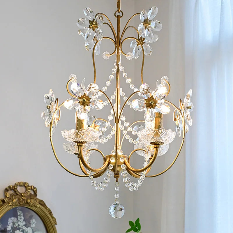 lustre en cristal vintage intérieur américain pour hôtel 2022 - vue 6 sur 7
