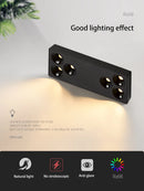 LED-Spot BRGT COB Aufbau aus Aluminium für modernes Interieur