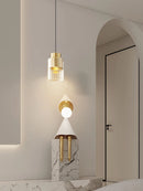 Moderne Pendelleuchte aus Kupfer für elegante Inneneinrichtung