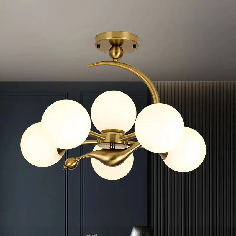 lustre nordique post-moderne simple style américain moderne - vue 7 sur 14