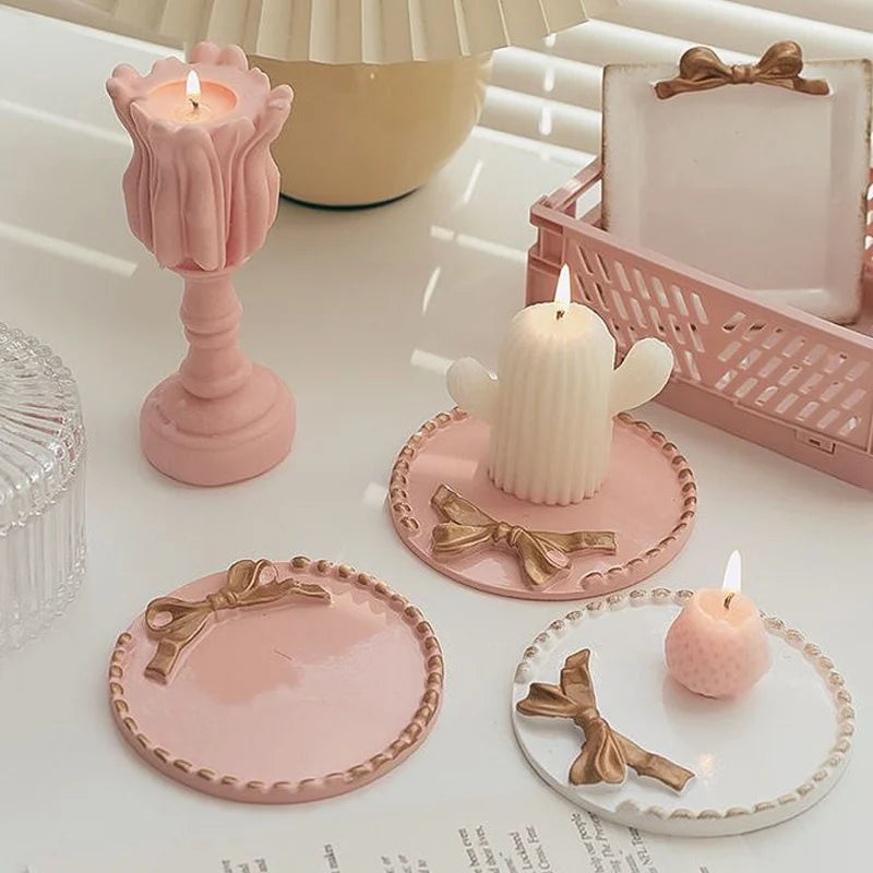 moule en silicone pour bougies diy et chandeliers tulipes créatifs - vue 4 sur 7