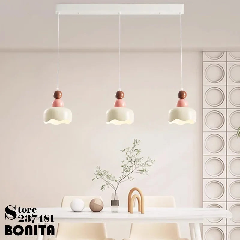 suspension florale style crème pour une ambiance chaleureuse - vue 5 sur 8