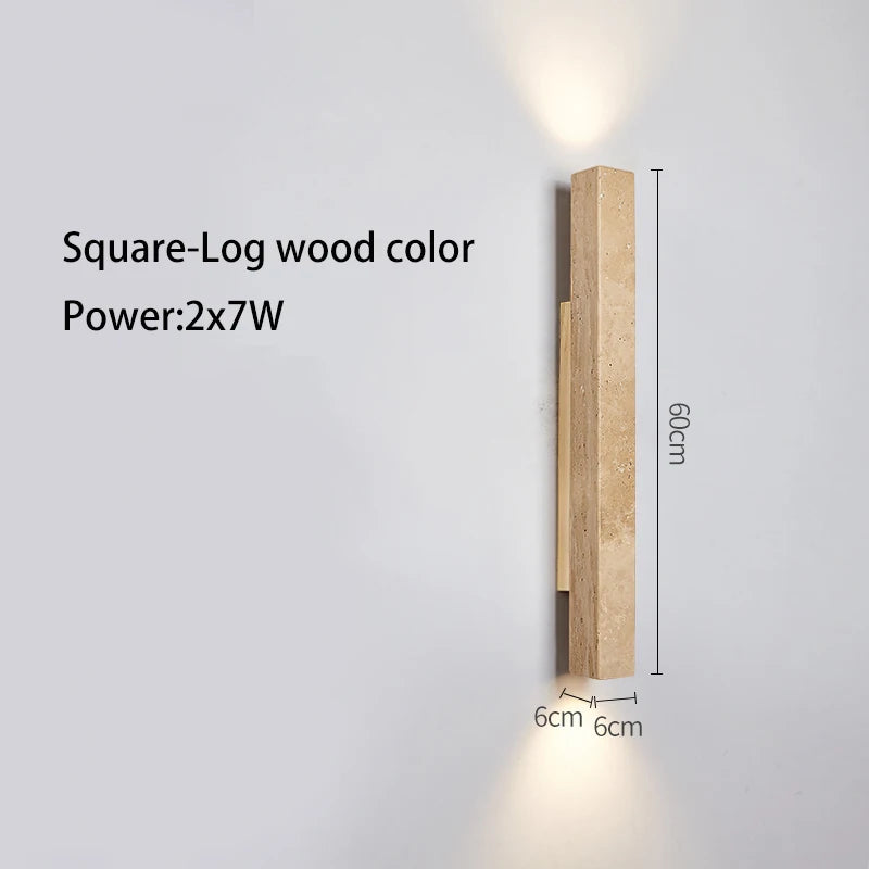 Applique murale longue Led en pierre - vue 19 sur 21