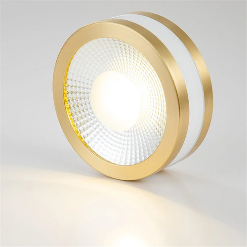 plafonnier led ultra fin en cuivre pour décoration intérieure moderne
