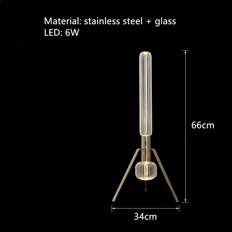 suspension tubes lumineux en verre transparent design nordique réglable - vue 16 sur 20