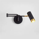 LED-Wandleuchte schwenkbar mit Schalter und flexiblem Arm