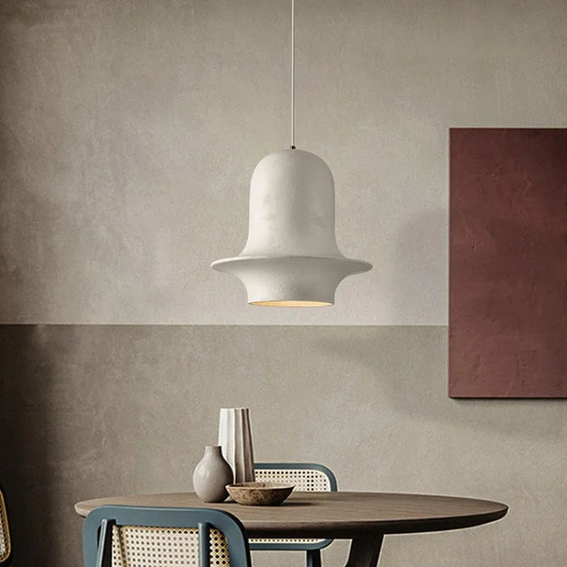 Rétro Loft E27 résine suspension lumières nordique peint Wabi Sabi Led suspension pour Bar maison déco suspension luminaires Luminarias - vue 7 sur 8