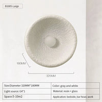 LED-Wandleuchte Vintage aus Resin und Glas Wabi Sabi