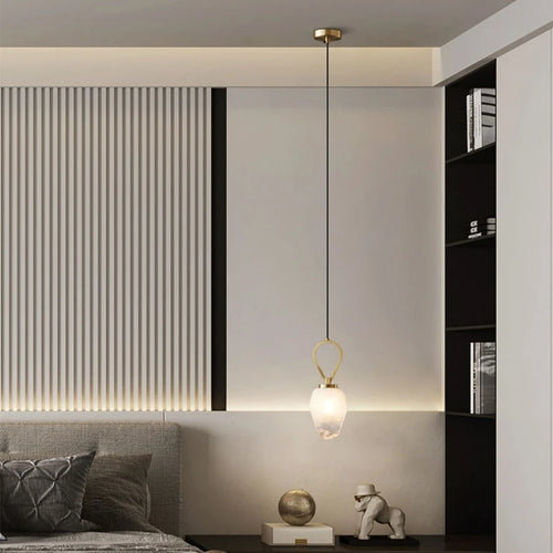 lustre en laiton à hauteur réglable suspension luminaire