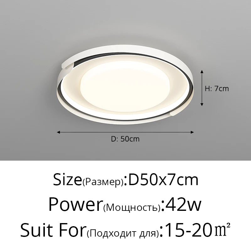 Moderne LED-Deckenleuchte dimmbar für alle Räume