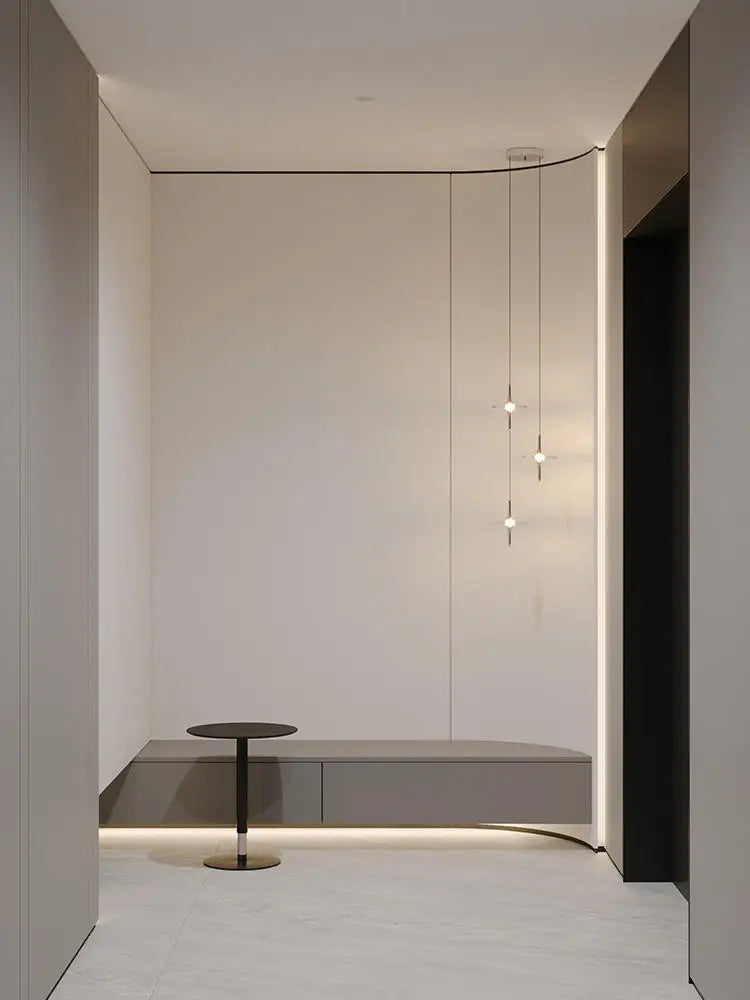 lustre à led design pour intérieur moderne élégant - vue 4 sur 10