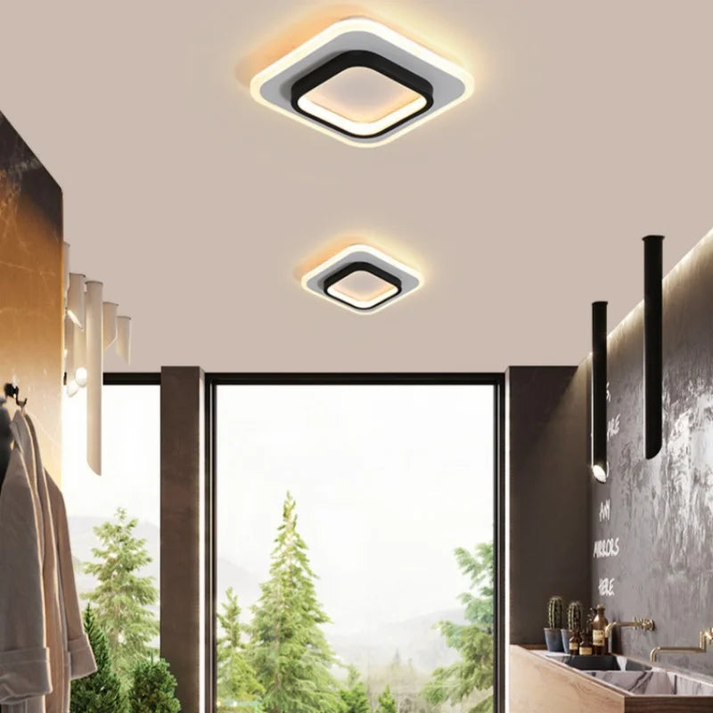 plafonnier led moderne design nordique éclairage créatif unique - vue 6 sur 8