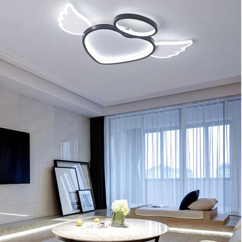 LED-Deckenleuchte mit modernem Design für Kinder und Erwachsene - vue 4 sur 9