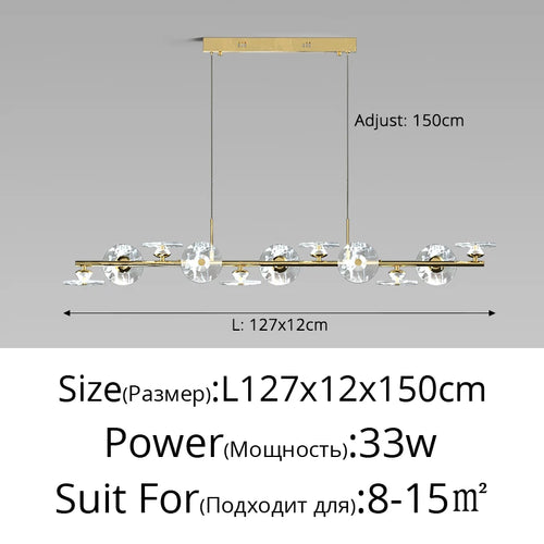 suspension moderne minimaliste en verre et éclairage led créatif